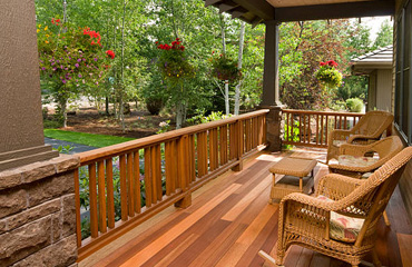 Cedar Decking in Azusa