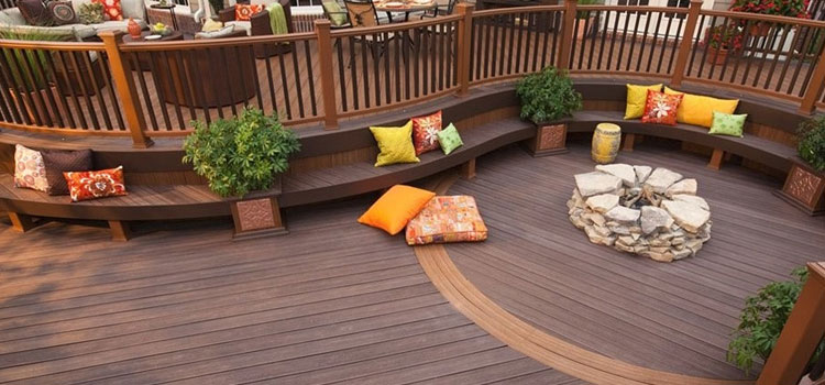 Gray TREX Decking in Azusa, CA