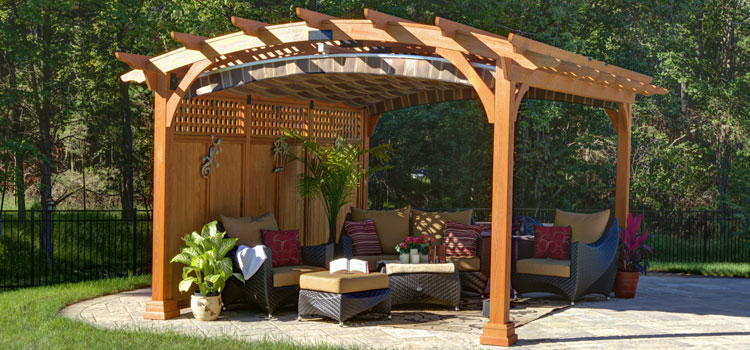 Modern Wood Pergola Installation in Azusa, CA